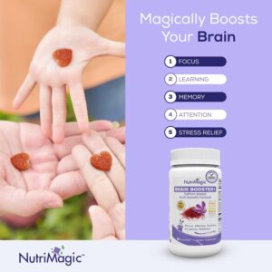 Brain Booster+ Kids Gummies with Saffron & Multivitamins, 60ct - Image 3