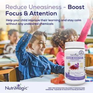 Brain Booster+ Kids Gummies with Saffron & Multivitamins, 60ct - Image 5