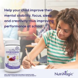 Brain Booster+ Kids Gummies with Saffron & Multivitamins, 60ct - Image 7