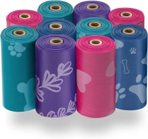Best Pet Supplies Dog Poop Bags – 150 Leak-Proof Waste Bags