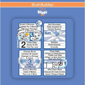 Brush Buddies Blippi Kids Toothbrushes – Soft Bristles, 3 Pack - Image 6