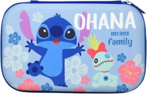 Zeronic Lilo & Stitch Molded Pencil Case – 3D Disney Organizer