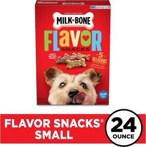 Milk-Bone Small Dog Treats – Crunchy Biscuits, 24 oz, 5 Flavors