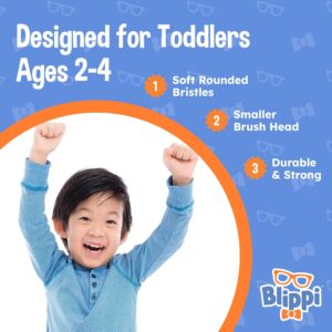Brush Buddies Blippi Kids Toothbrushes – Soft Bristles, 3 Pack - Image 4