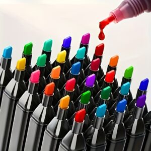 120-Color Professional Alcohol-Based Marker Set – Vibrant Dual Tip Permanent Art Pens for Kids & Adults, Perfect for Drawing & Coloring - Image 3