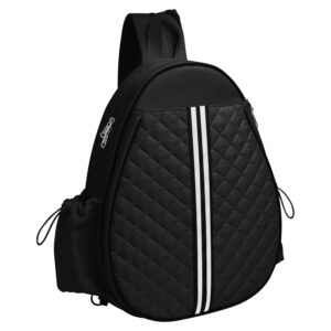 Pickleball Sling Bag – Waterproof Tennis & Badminton Backpack for Men & Women with Wet Pocket & Hidden Fence Hook, Machine Washable (2 colors) - Image 5