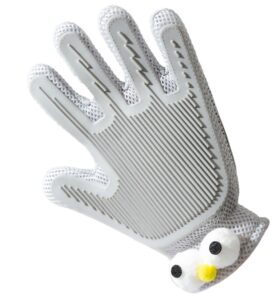 Pet Grooming Gloves – Hair Removal and Massage Brush for Cats and Dogs, Gentle Deshedding Glove Tool