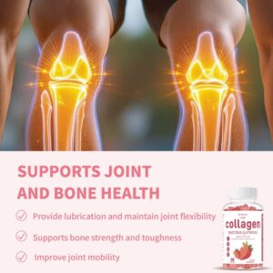 Collagen Peptide Gummies – Skin, Hair, Nails & Joint Support – Hydrolyzed Type I & III Collagen – 60 Gummies - Image 5