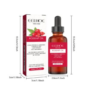 EELHOE Rosehip Facial Oil – Hydrating & Nourishing Skincare for Face, Body, Hair & Massage - Image 5