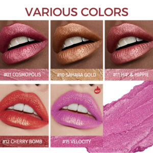 Matte & Glossy Waterproof Lipstick – Long-Lasting Vegan Lip Gloss for Women - Image 3