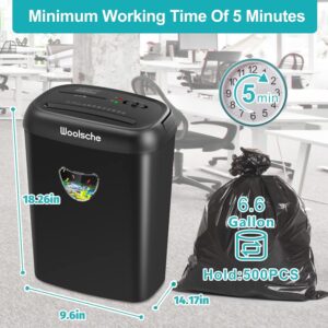 10-Sheet Cross-Cut Paper Shredder with 3.43-Gallon Bin – P-4 Security Level, Shreds CDs & Credit Cards, Anti-Jam Design for Home or Office