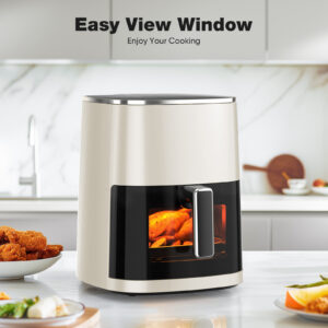 12-in-1 Digital Air Fryer with Window, 6-Quart Square Basket – Roast, Reheat, Bake, Dehydrate, Steam & More, 400°F Max Temp - Image 5