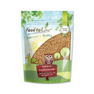 Organic Toasted Buckwheat Groats (Kasha) in 2 lb Bulk Bag – Non-GMO, Kosher, Gluten-Free Whole Grain