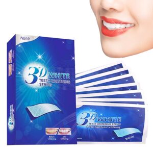 Teeth Whitening Strips – 14 Treatments, 28 Strips, Reduced Sensitivity, Bright White Smile