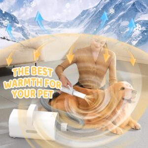 4-in-1 Smart Pet Hair Dryer – High-Speed Negative Ion, Adjustable Heat & Wind for Dogs & Cats - Image 4