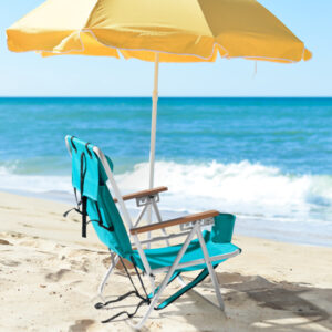 Mint Green Beach Chair – 1pc, Foldable, 23x21.7x31.5in, Portable & Comfortable - Image 4