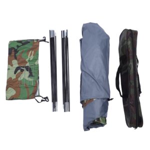 Camouflage Camping Tent – Portable 3-4 Person, Fiberglass Poles, Silver-Tape Lining - Image 5