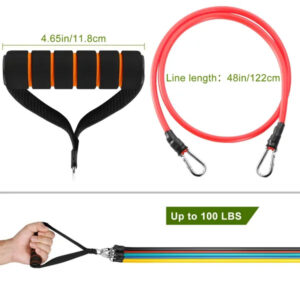 11-Piece Resistance Bands Set – Workout Tubes, Exercise Bands, Fitness Training Kit - Image 4