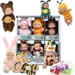 6-Piece Princess Doll Gift Box – Birthday, Christmas & Holiday Gift for Girls