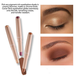 2-in-1 Monochrome Lipstick & Eyeshadow Stick – Long-Lasting Cream Makeup for Eyes and Lips - Image 4