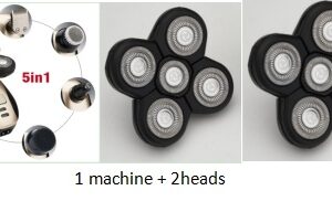 5-in-1 Electric Shaver for Men – Rechargeable Bald Head Razor with Beard, Nose & Face Trimmer - Image 3