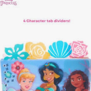 Disney Princess Spiral Journal for Kids – 96 Lined Pages, 8x7" Tab Notebook, Cute Stationery Gift - Image 3