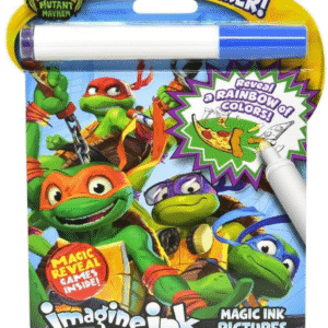 Teenage Mutant Ninja Turtles Imagine Ink Magic Book – Mess-Free Coloring & Game Book with Marker - Image 1