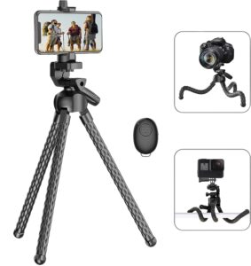 Flexible Octopus Tripod Selfie Stick – Adjustable Phone & Camera Stand for Vlogging and Travel