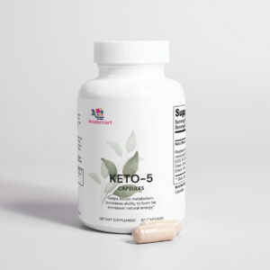 KETO 5 Advanced Weight-Loss Dietary Supplement – 60 Capsules | Supports Ketosis & Fat Burning