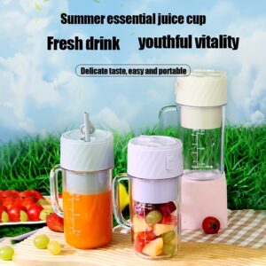 Portable Rechargeable Mini Blender – Travel Cup with Lid & Straw - Image 3