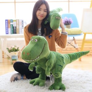 Cute Dinosaur Plush Toy – Cartoon Tyrannosaurus Stuffed Doll for Kids - Image 1