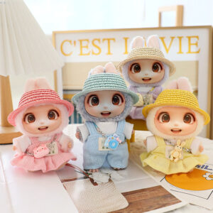 5-Piece Doll Clothes & Accessories Set – Cute Hat & Shoes Outfit for 15–17cm LABUBU Dolls