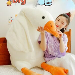 Cute Big White Geese Pillow Plush Toy - Image 4