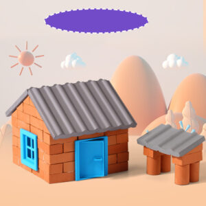 Educational Mini Build-A-House Toy – Little Mason Construction Set for Kids - Image 4