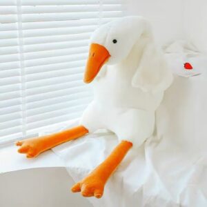 Cute Big White Geese Pillow Plush Toy - Image 3