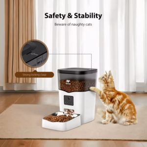 IMIPAW 101oz Smart Automatic Cat Feeder 3L WIFI and HD Camera Dog Pet Food Dispenser 10S Voice Recorder - Image 4