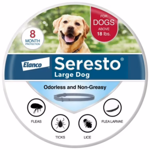 Seresto Flea & Tick Collar For Dogs Over 18 lbs., Vet-Recommended, 8 Month Protection - Image 1