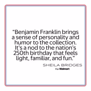 Sheila Bridges Philadelphia Collection 12" Benjamin Franklin Cake Stand, Multicolor - Image 3